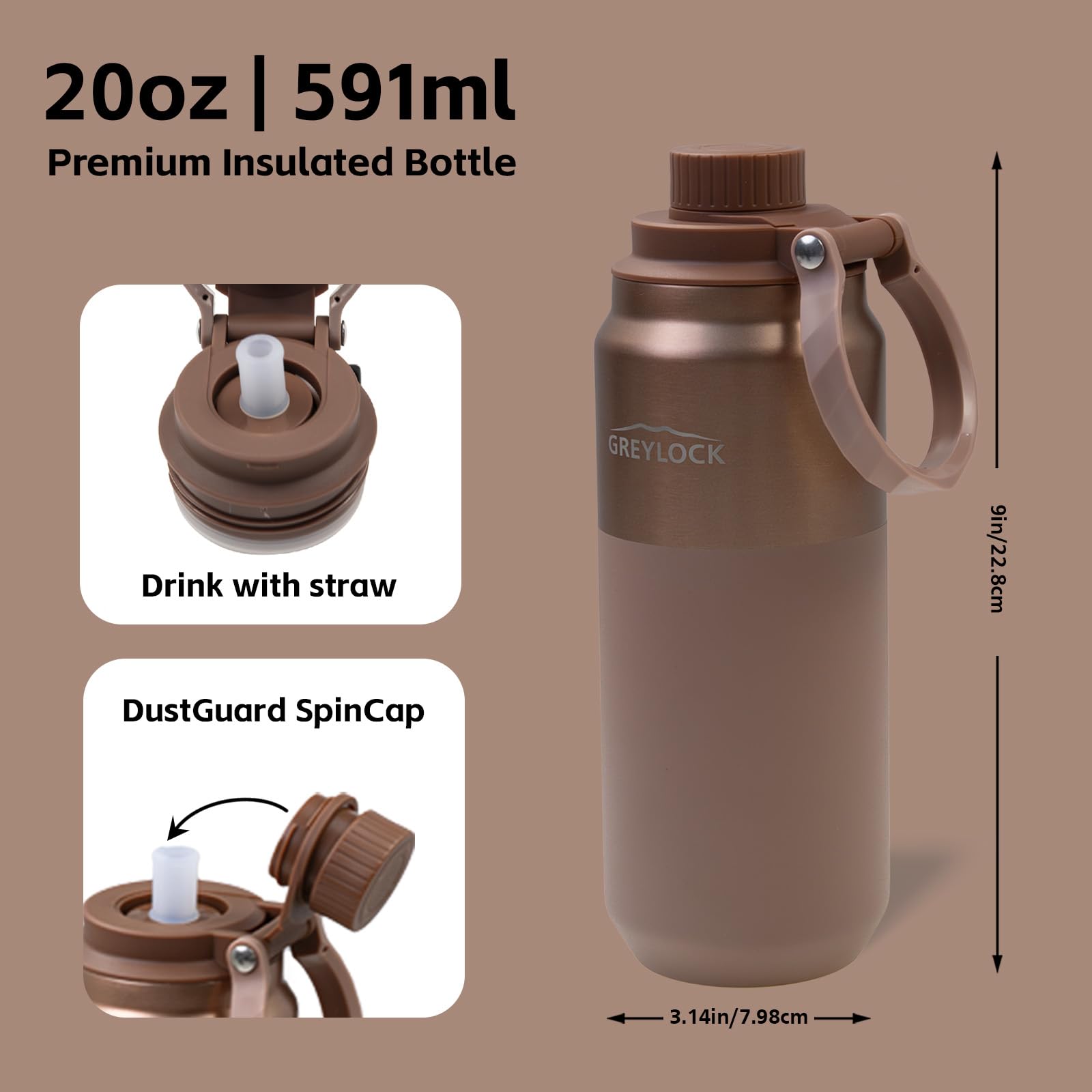 HALO Flask - Sunset Bronze